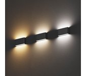 Elstead jens utomhus modern vägglampa svart, 3000 - 5700k, ip65