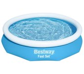 Piscina redonda bestway fast set 305x66 cm azul