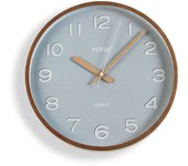 Reloj de pared versa verde plástico cuarzo 4,3 x 30 x 30 cm