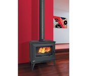 Estufa de leña godin cube 8kw - antracita - 388117