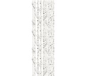 Adhesivos de pared para muebles, moderno revestimiento de pared 3d, bambú blanco, 45 cm x 300 cm