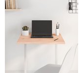 Tablero 60x60x2 cm madera maciza de roble sin tratar