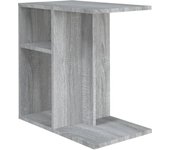 Mesa auxiliar | mesita auxiliar | mesa de café de madera contrachapada gris sonoma 50x30x50 cm cfw67250