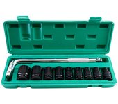 Juego de llaves de vaso de impacto de acero de alto carbono de 40 mm, caja de almacenamiento de llaves hexagonales para taller (tipo c)