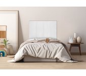 Cabecero tapizado amur | cabezal acolchado | tapizado en polipiel de alta gama | color blanco | medida: 110x110x5 cm (cama 105 cm)