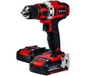 Taladro atornillador a batería te-cd 18/40 li +69 - 2 velocidades - 21 posiciones - 2 baterías power x-change 2.0ah