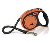 Correa para perro flexi xtreme 5 m naranja talla s
