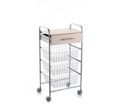 Carrito verdulero de cocina alesia color haya