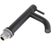 Grifo de lavabo de baño de acero inoxidable, grifo de agua fría con manguera