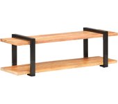 Maison exclusive - mueble para tv de madera maciza de acacia 130x40x40 cm