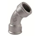 Codo largo ff 45° galvanizado 21/2