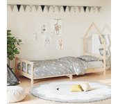 Estructura de cama para niños madera maciza de pino 90x200 cm