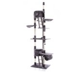 Árbol rascador para gatos 100cm sisal bicolor marrón/beis accesorios mascotas animales de compañía