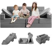 Vevor sofá de juego para niños 15 piezas sofá modular de juego para niños esponja de alta densidad 25d