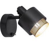 Aplique 1l vasil negro 1 x 60w e-14