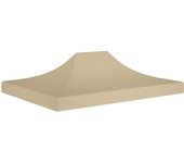Techo de carpa para fiestas 4x3 m beige 270 g/m2