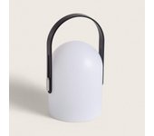Ledkia lámpara de mesa led portátil con batería usb recargable akira negro