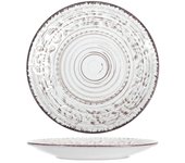 H&h courtyard set 6 piatti frutta bianchi cm 21