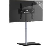 Soporte de tv estante de aluminio televisión madera nalano