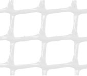 Malla plastica cuadrada 2x2 cm blanca | 1x25 m