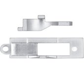 Placa de aguja y conjunto de alimentador 45592c placa de encuadernación 45591c diente de alimentación piezas de repuesto para máquina de coser