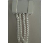 Cortina mosquitera cordón blanco | an. 1,20m x al. 2,20m | protección insectos, puerta, exterior, interior