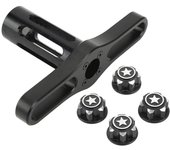 Llave para tuercas hexagonales de rueda de 17 mm, herramienta de instalación de tuercas hexagonales de 17 mm con tapa de tuerca de cubo de acoplamient