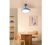 Wind clear studio - ventilador de techo 40w ø91 cm silencioso aspas retráctiles con luz led y mando a distancia