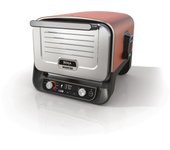 Ninja oo101eu barbacoa y parrilla al aire libre electricidad + carbón vegetal negro, rojo, plata 2400 w