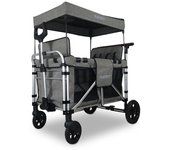 Fuxtec bollerwagen ctxl900, carro plegable family gris premium, el original, family fux, carro de jardín de 4 plazas