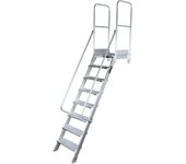 Escalera ktl max escalera ktl de acceso con plataforma 45º 4 escalones