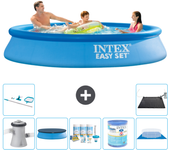 Paquete de piscina - intex - alrededor - 305x305x61 cm + accesorios a869