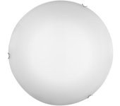 Kolarz moon - lámpara de techo empotrada simple de vidrio lifestyle plata, 3x e27