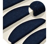 Tapetes autoadhesivos 5uds azul marino 56x17x3 cm punzonados