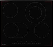 Placa vitrocerámica 4 fuegos control táctil 6600 w