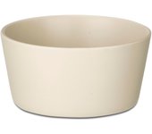 Tienda eurasia – pack de 6 platos, beige, cerámica, apilable, hondo 15 cm