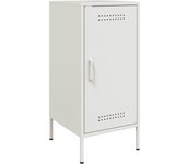 Aparador | aparador de comedor | armario de cocina de acero laminado en frío blanco 36x39x79 cm cfw75875