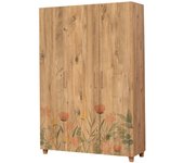 Armario leva hedera tulip pino atlántico 120x189x48 cm