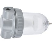Filtro de compresor de aire de aleación de aluminio para pc, minifiltros de aire comprimido a prueba de agua y prevención de polvo (qsl-15)