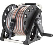 Manguera de riego 15 m + enrollador, racores y grifo aquapony kit 8884 claber
