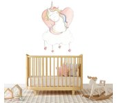 Vinilo decorativo infantil unicorn love