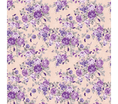 Papel pintado floral jardín de violetas
