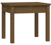 Banco de jardín | banco de exterior | silla de jardín madera maciza pino marrón miel 50x44x45 cm cfw166674