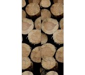 Pegatina de refrigerador y lavaplatos, bosque de madera de madera naturell adventure sylvestre deco, 180 cm x 100 cm