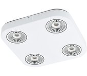 Regleta de focos led eglo montale blanco luz cálida 22w