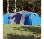 Tienda de campaña familiar iglú 12 personas impermeable azul v8155 unico / azul