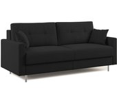 Megan sofá convertible en microfibra extraíble 188 cm (mat. 140x197) negro