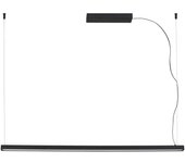 Vico 1150 lámpara colgante negra con dosel de superficie