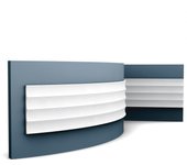 W114f valley xl flexible - panneau revêtement mural décoratif 3d 200x25x1,5cm
