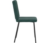 Pack 6 uds sillas de comedor | silla de cocina terciopelo verde oscuro cfw23709